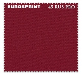 Бильярдное сукно EuroSprint 45 Rus Pro, 198 см (бордовое)