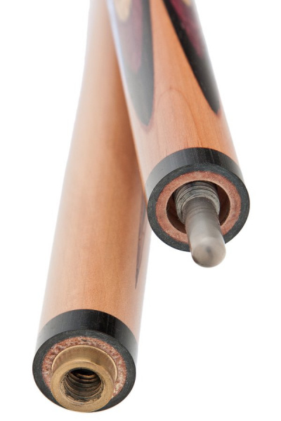 Кий для русского бильярда мастера Арисова Эри, двухсоставной (груша, граб)
