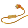 Бильярдный светильник Престиж, 3 плафона (плафон зеленый, штанга золотистая)
